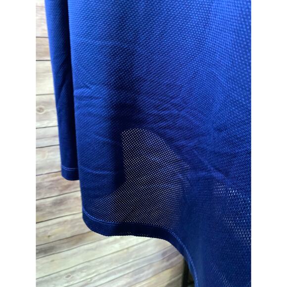 Nike Mens Polo Shirt Size XL Blue Dri-Fit Standard Fit Striped - Picture 5 of 11